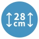 28 cm